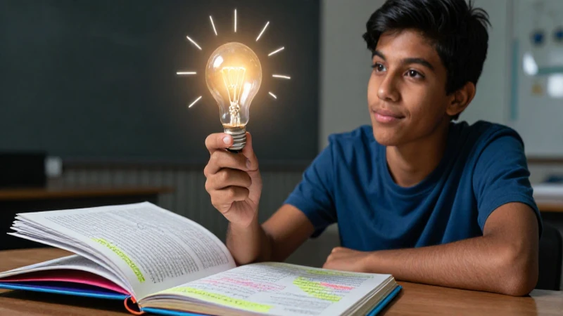 Estudiante generando ideas para ensayos