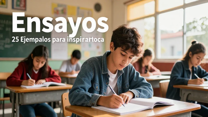 Inspiración educativa y ejemplos de ensayos