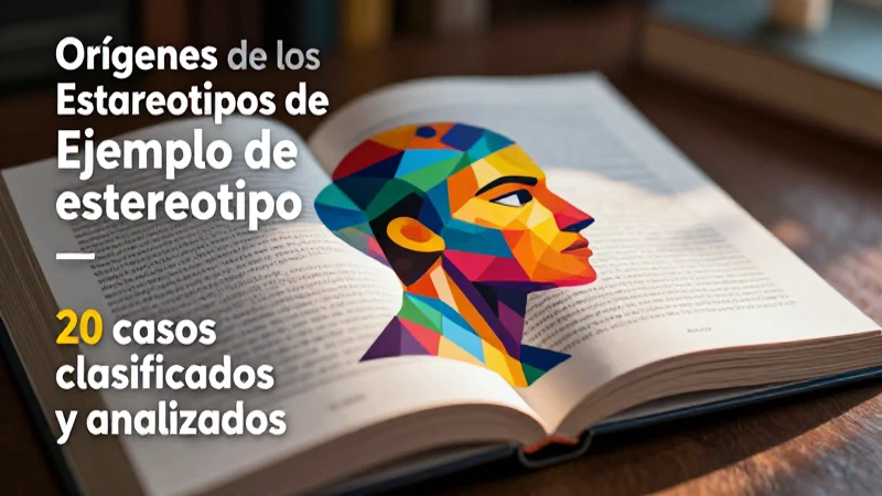 Ilustración profesional sobre el origen de estereotipos