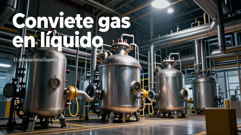 Convertir gas en líquido: un proceso explicado