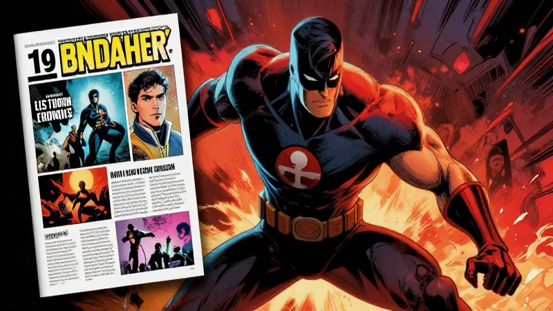 Ejemplo de historietas: 10 inspiradores casos destacados 3 Arte dinámico de cómics y héroes de alto contraste