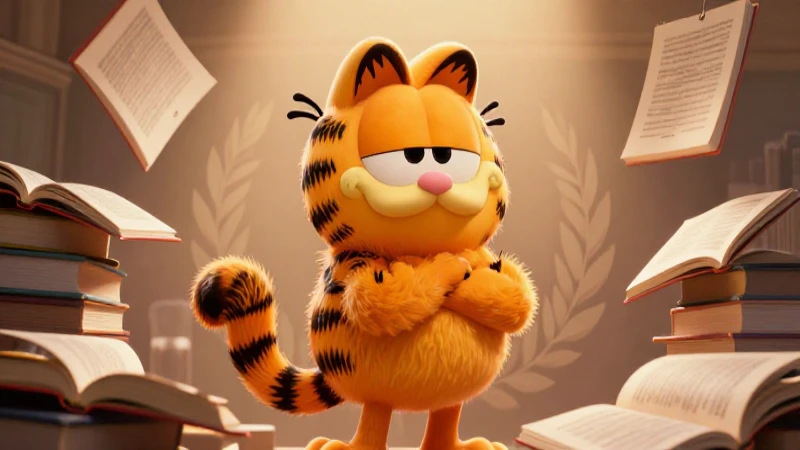 Ejemplo de historietas: 10 inspiradores casos destacados 5 Garfield, profesor sabio en ilustración académica