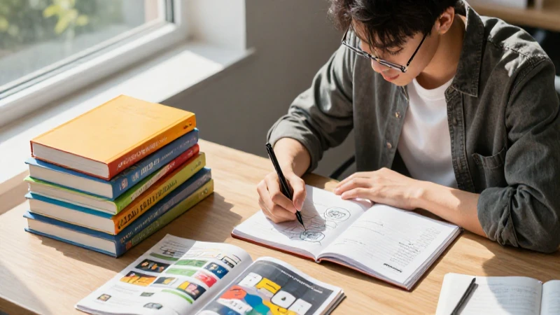 Ejemplo de introducción: Guía con ejemplos claros y útiles 7 Estudiante concentrado en un escritorio moderno y luminoso