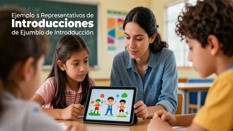Ejemplo de introducción: Guía con ejemplos claros y útiles 8 Diseño educativo moderno: ejemplos y guía