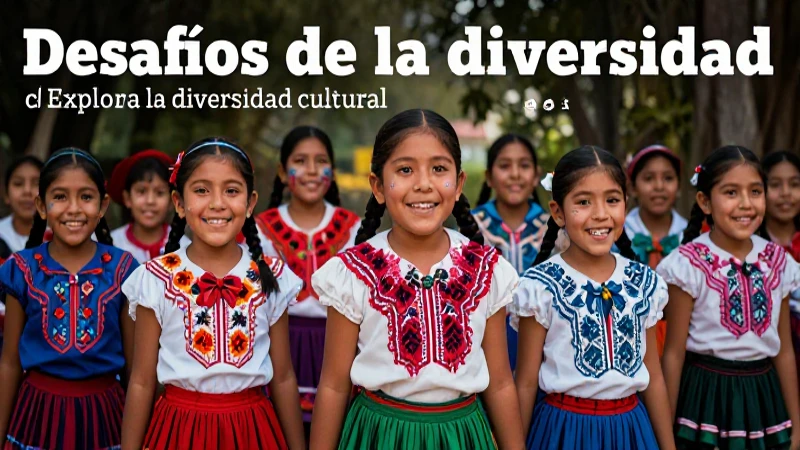 Niños mexicanos celebrando la diversidad cultural