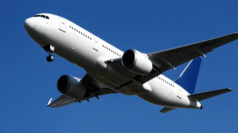 Avión elegante en vuelo cinematográfico
