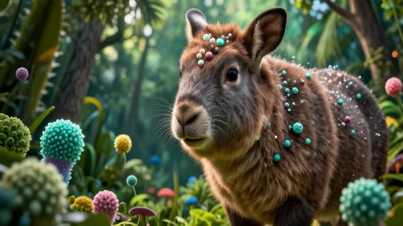 Ejemplo de mutualismo: 15 impactantes casos reales 6 Realista primer plano de animal rumiante en México