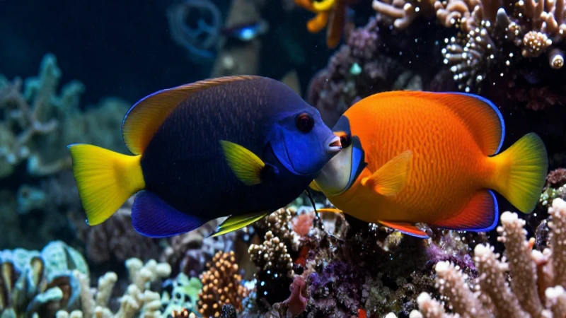 Ejemplo de mutualismo: 15 impactantes casos reales 7 Realismo submarino educativo, color vibrante