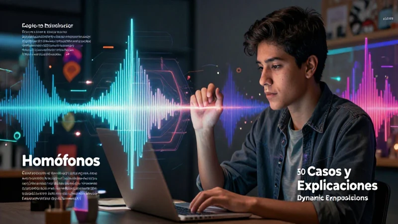 Estudiante aprende acentos homófonos mexicanos