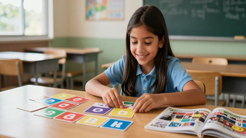100 ejemplos de pronombres para aprender 23 Estudiante mexicana aprende jugando con tarjetas