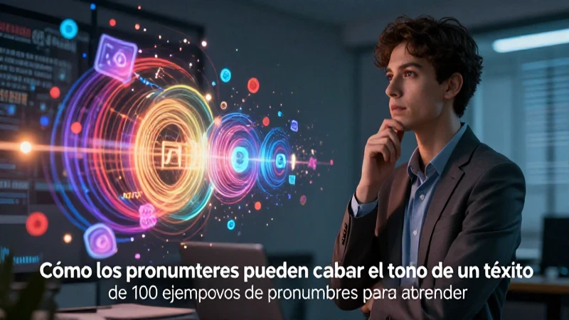 100 ejemplos de pronombres para aprender 38 Pronombres: Cambiando el tono de un texto