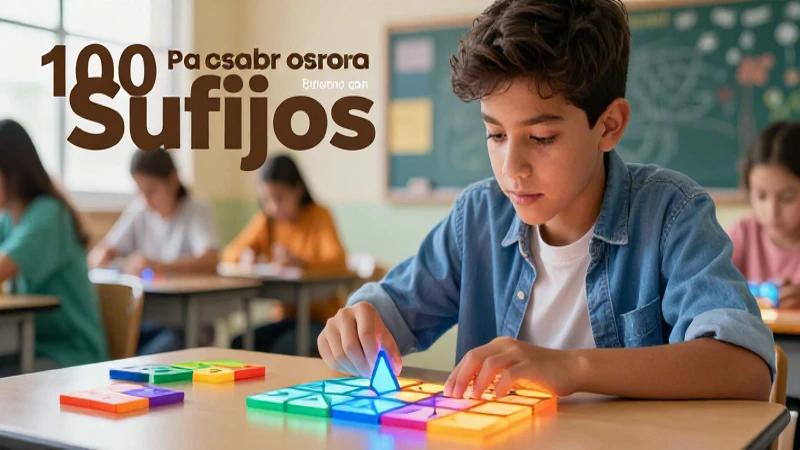 Ejemplo de Sufijos: 100 Palabras con Sufijo Detalladas 5 Cien ejemplos ilustrados de sufijos