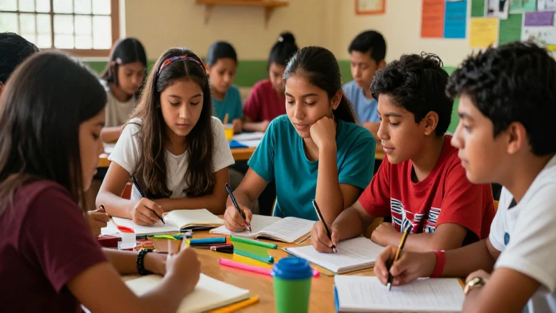 Ejemplo de sustantivos colectivos: 30 ilustrativos casos 7 Estudiantes mexicanos en vibrante taller cultural