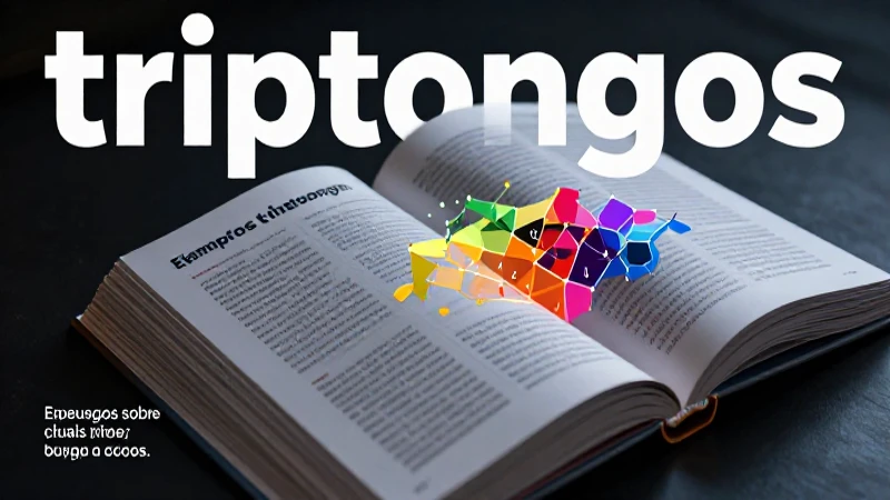 Ejemplo de triptongo: 100 ejemplos y explicaciones 12 Recursos visuales para aprender triptongos