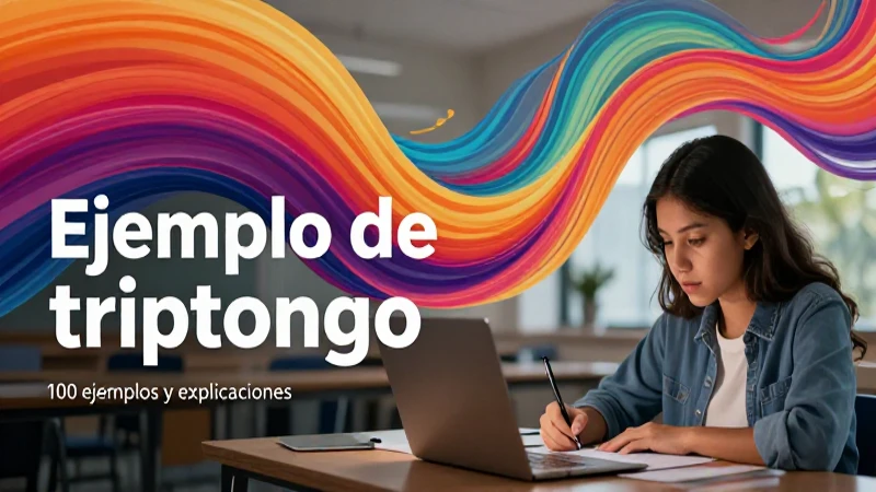Ejemplo de triptongo: 100 ejemplos y explicaciones 9 Ilustración académica sobre la regla del triptongo