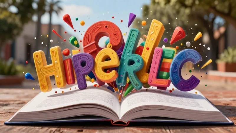 Ejemplo hipérbole: 50 hipérboles ejemplos explicados 3 Hipérbole: ilustración educativa y dinámica