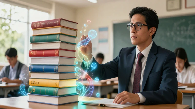 Educador mexicano, libros y flujo de ideas