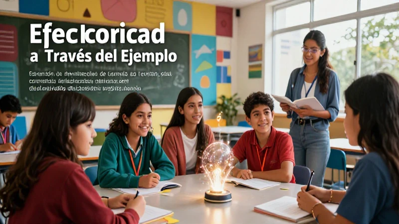 Ejemplo de definición y concepto: significado claro 7 El ejemplo promueve el aprendizaje efectivo