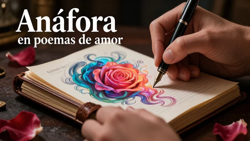 Anáforas de amor en poemas inspiradores y elegantes