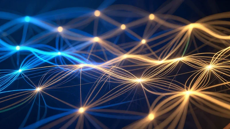 Patrones abstractos en azul y dorado para educación moderna
