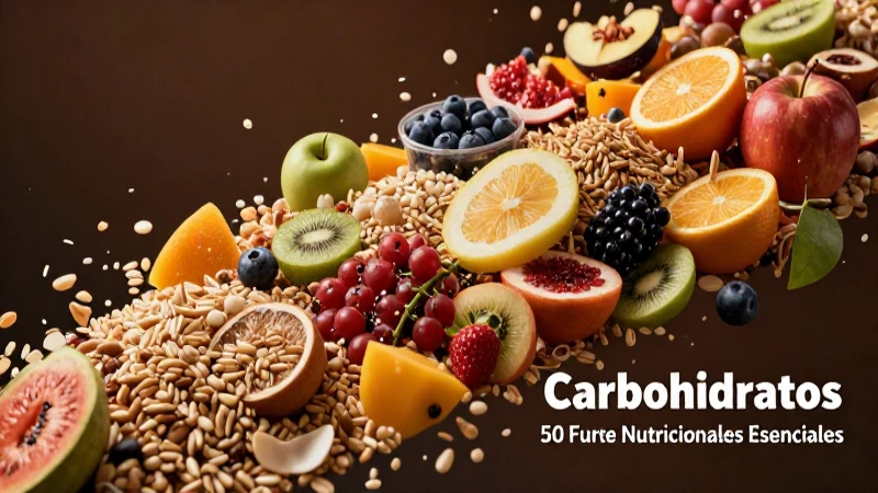 Carbohidratos, energía y 50 fuentes saludables