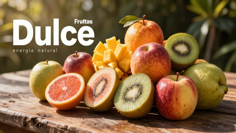 Frutas son energía dulce y nutritiva