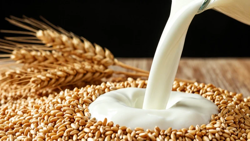 Fotografía profesional de lácteos, granos y leche
