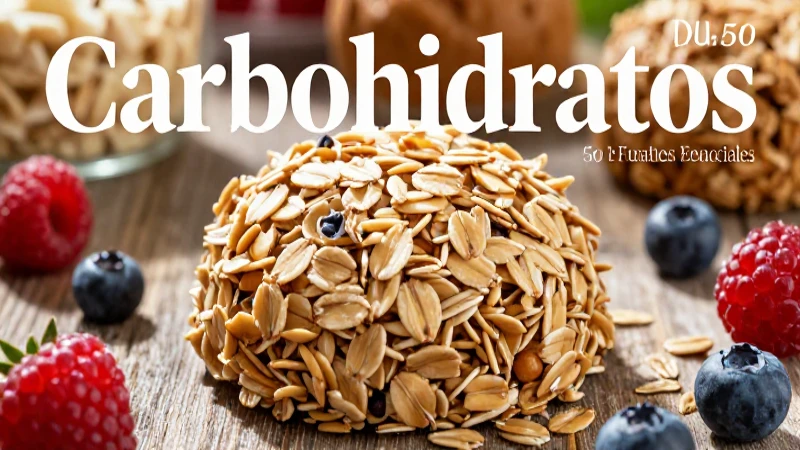 Carbohidratos: fuentes nutritivas para repostería