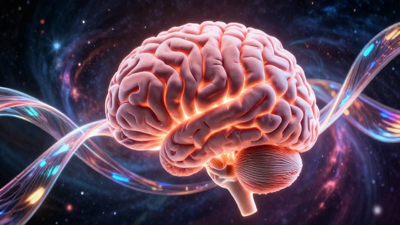 Cerebro luminoso y banda de Möbius cósmica