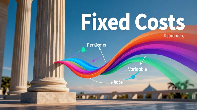 Metáfora visual de costos fijo y variables