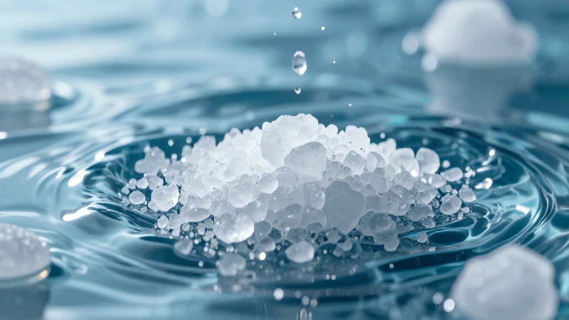 Ejemplos de Cambios Físicos en la Vida Diaria: 20 Casos 11 Cristales de sal dinámicos se disuelven en agua pura
