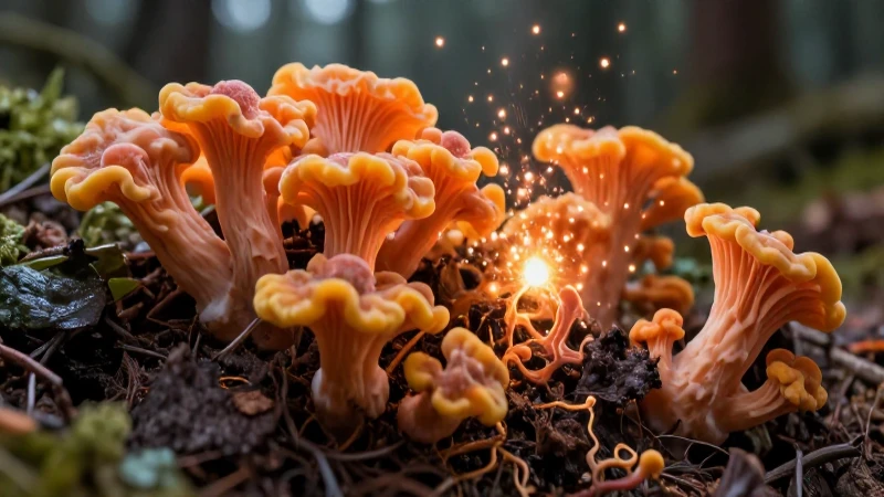 Ejemplos de Cambios Químicos: 20 Transformaciones Asombrosas 14 Descomposición orgánica detallada con efectos luminosos