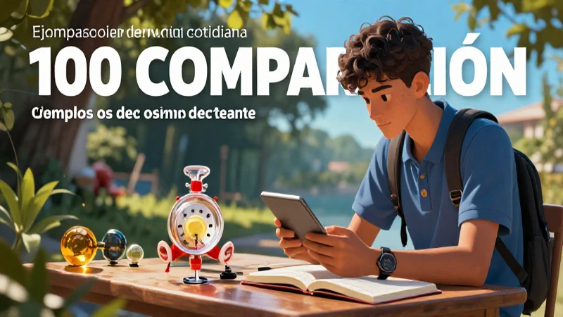 Comparaciones cotidianas con estética educativa y vibrante