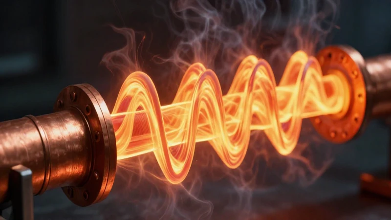 Ejemplos de Conducción, Convección y Radiación: 15 Casos 12 Tubería de cobre mostrando la transferencia de calor