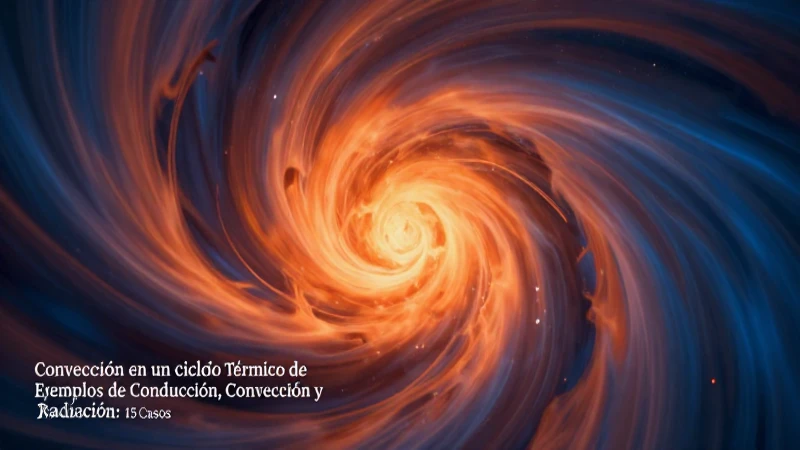 Ejemplos de Conducción, Convección y Radiación: 15 Casos 13 Visualización de convección en ciclones térmicos