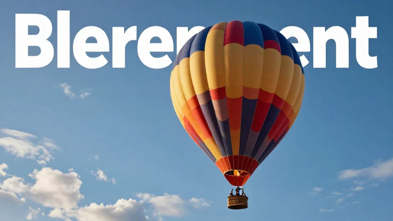 Ejemplos de Conducción, Convección y Radiación: 15 Casos 4 Globo aerostático dinámico en un cielo azul vibrante