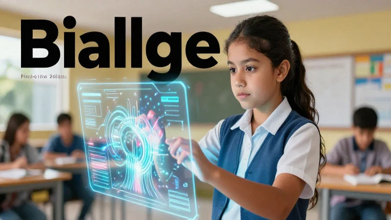 Conoce ejemplos mejores de energía en tu día a día 4 Estudiante interactúa con tecnología holográfica avanzada