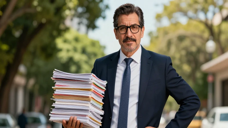 Profesional determinado con documentos oficiales