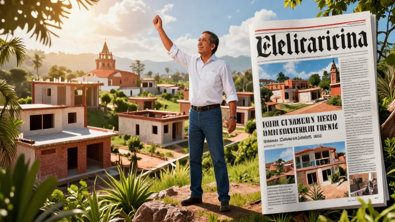 Líder comunitario triunfa en nuevo pueblo mexicano