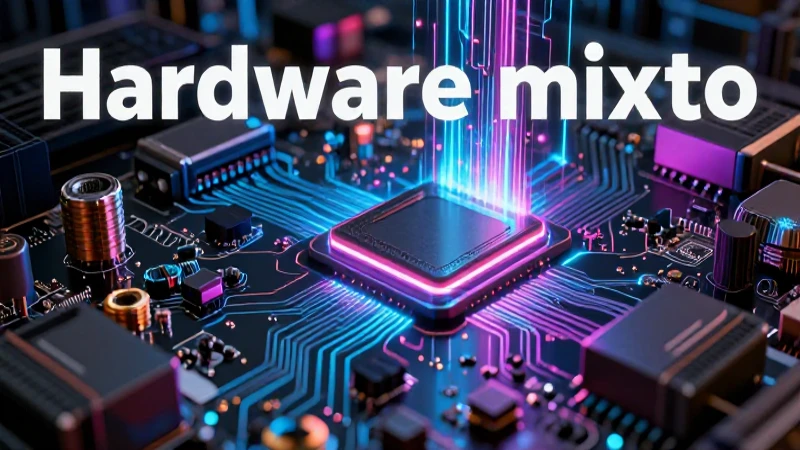 Hardware avanzado: componentes mixtos futuristas