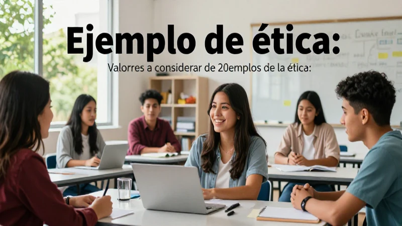 Ética: Valores, casos y aprendizaje dinámico