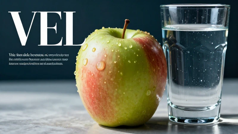 Ejemplos de la materia: 20 ejemplos para entenderla 5 Revista educativa vibrante con manzana y agua