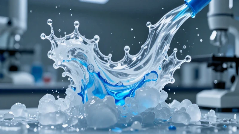 Ejemplos de la materia: 20 ejemplos para entenderla 4 Estructura molecular del agua cristalizándose con alta definición