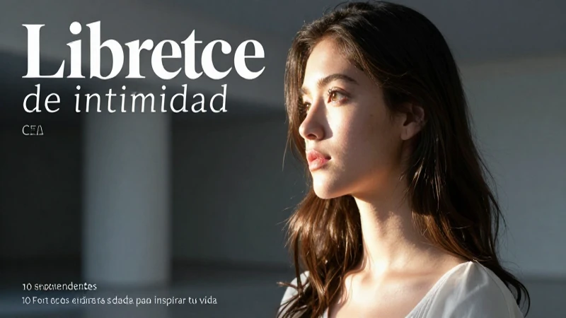 Mujer inspirada en luz y libertades íntimas