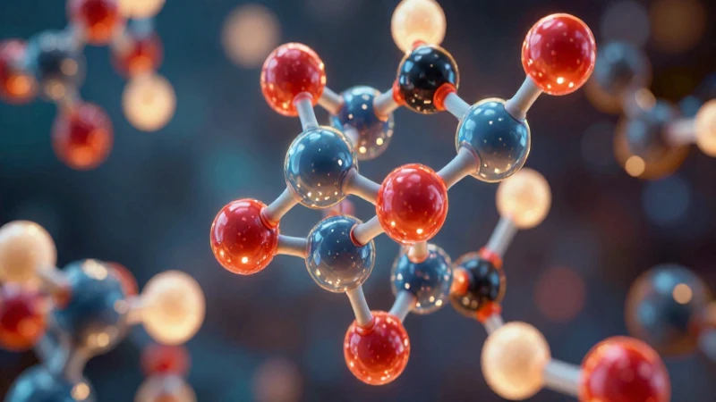 Render molecular hiperrealista y detallado