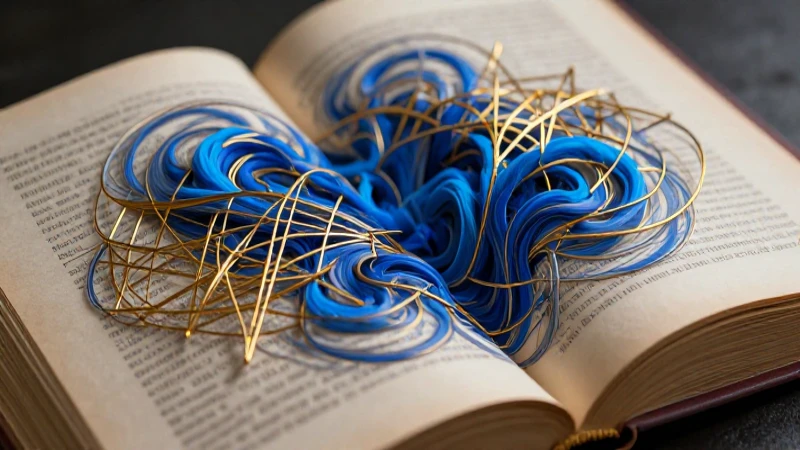 Ejemplos de oraciones compuestas: 50 frases completas 8 Libro antiguo estilizado con detalles dorados y azules