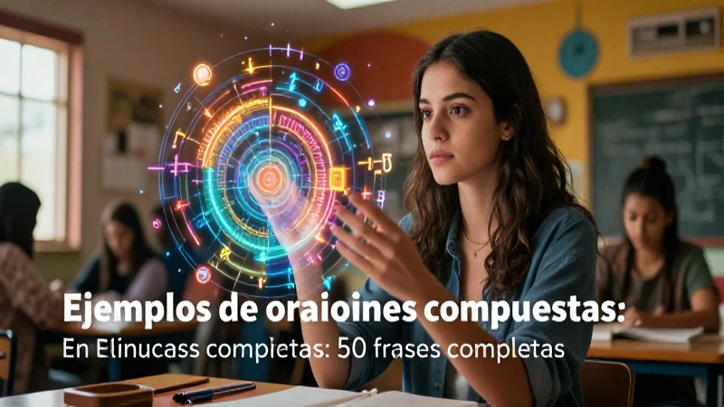Ejemplos de oraciones compuestas: 50 frases completas 23 Diseño visual profesional sobre oraciones compuestas