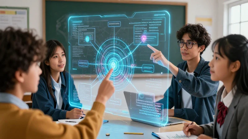 Ejemplos de oraciones compuestas: 50 frases completas 6 Ilustración moderna de estudiantes estudiando gramática