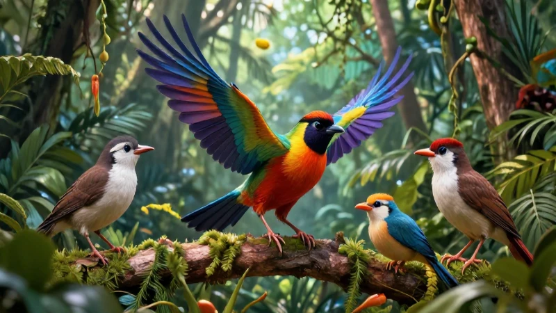 Cinco animales ovíparos ilustrados