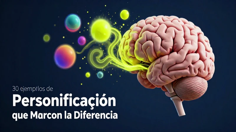30 Ejemplos de Personificación que Marcan la Diferencia 13 Cerebro dinámico se transforma en ideas abstractas